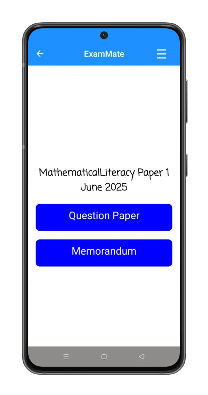 ExamMate :Grade 12 Past Papers screenshot