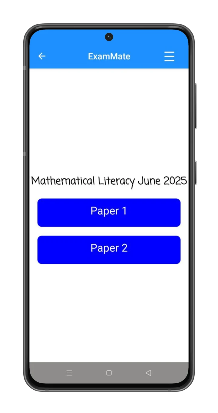 ExamMate :Grade 12 Past Papers screenshot
